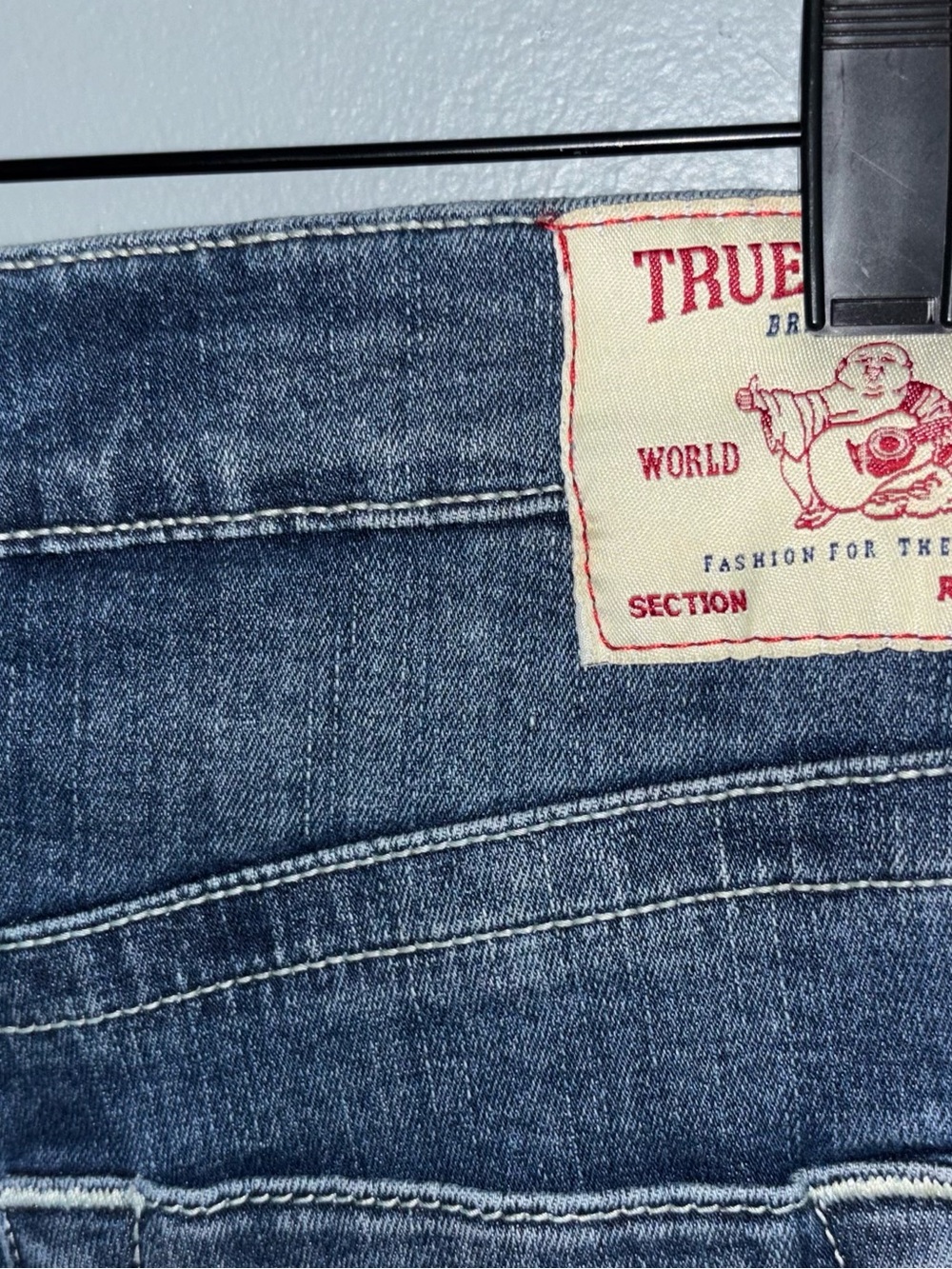 True Religion Blue Denim Jean Shorts